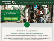 Tablet Screenshot of electromaticindustrial.com